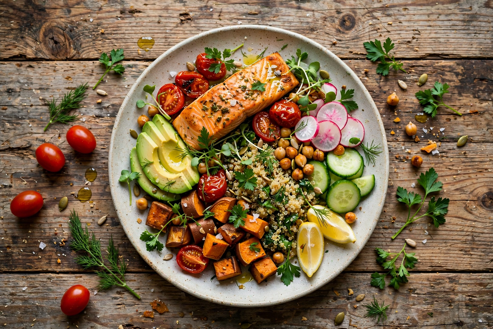 Easy homemade dinner ideas featuring a delicious homemade meal served on a dinner table